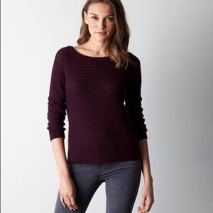 Women’s chunky cableknit sweater wi/ zipper detail